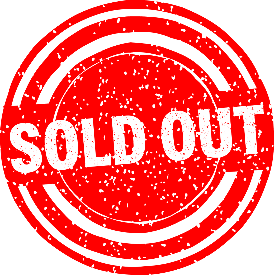 Red icon. Red sold out stamp. Vector icon isolated template.